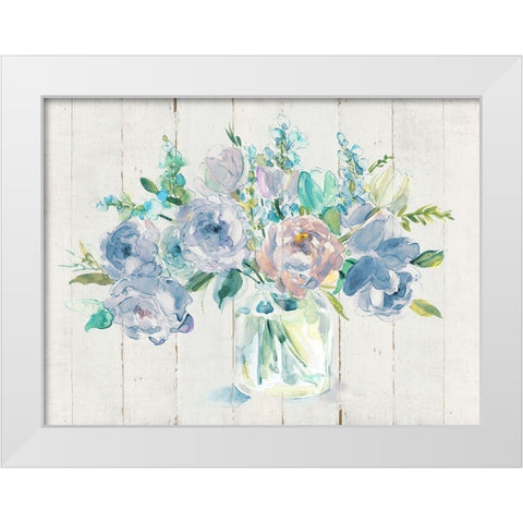 Sweet Summer White Modern Wood Framed Art Print by Robinson, Carol