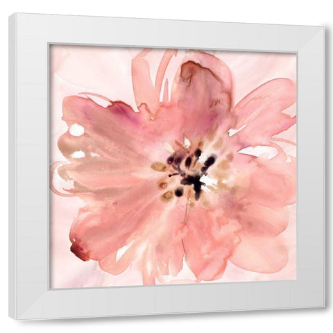 A Little Blush White Modern Wood Framed Art Print by Robinson, Carol