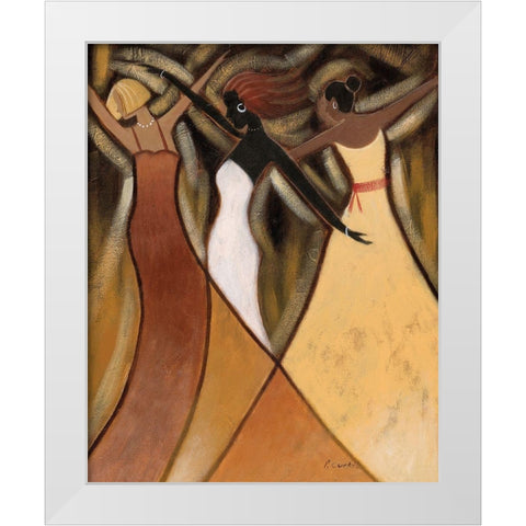 Beauty and Grace II White Modern Wood Framed Art Print by Hefferan, Rob