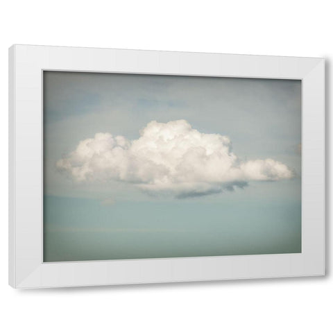 Its a Cloud White Modern Wood Framed Art Print by Van de Goor, Lars