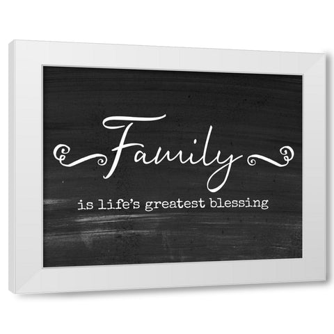 Greatest Blessing White Modern Wood Framed Art Print by Murray, Amanda