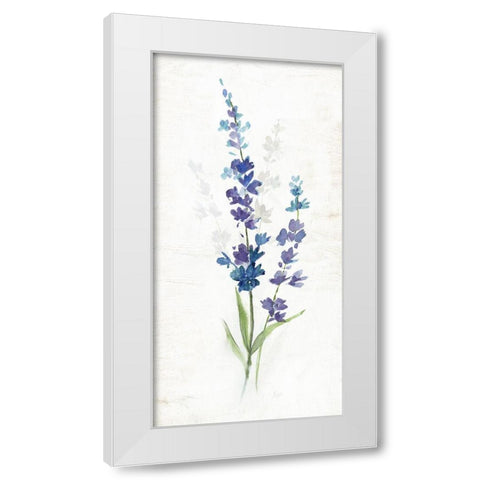 Fresh Cut Lavender II White Modern Wood Framed Art Print by Nan