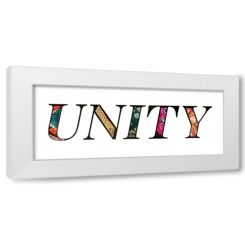 United White Modern Wood Framed Art Print by Santiago, Daniela