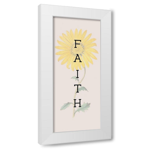 Faith White Modern Wood Framed Art Print by Jill, Susan