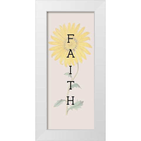 Faith White Modern Wood Framed Art Print by Jill, Susan