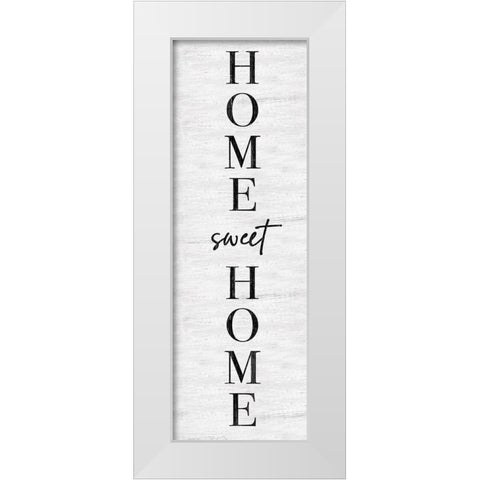 Sweet Home White Modern Wood Framed Art Print by Carpentieri, Natalie