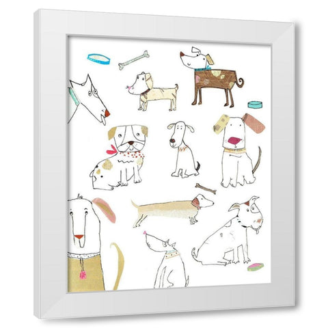 Second Nature White Modern Wood Framed Art Print by Pope, Katherine and Elizabeth