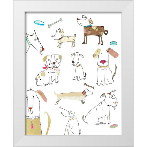 Second Nature White Modern Wood Framed Art Print by Pope, Katherine and Elizabeth