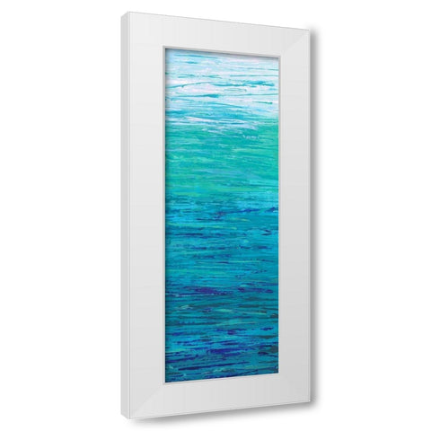 Changing Tides II White Modern Wood Framed Art Print by Pattinian, Merri