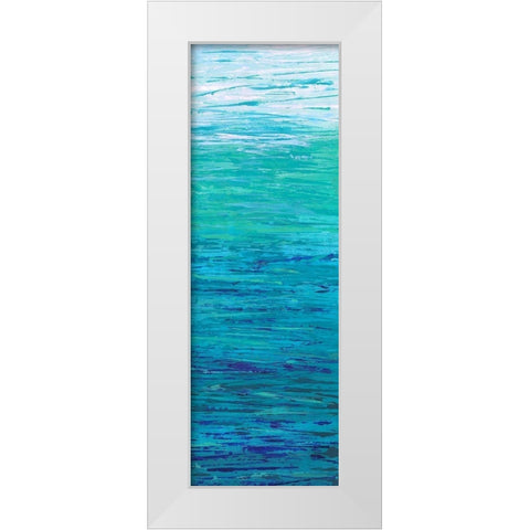 Changing Tides II White Modern Wood Framed Art Print by Pattinian, Merri