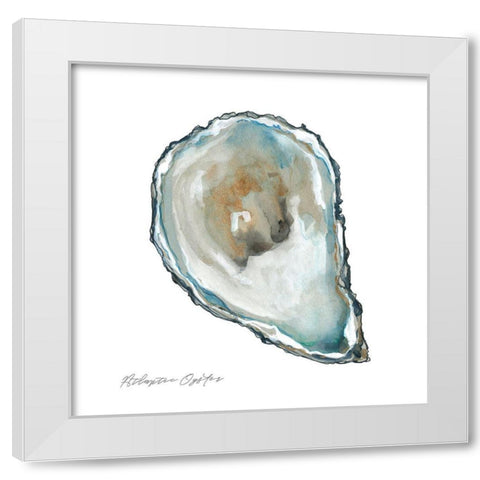 Atlantic Oyster White Modern Wood Framed Art Print by Robinson, Carol