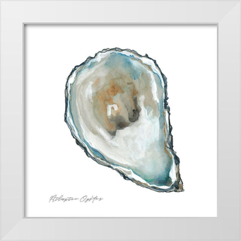 Atlantic Oyster White Modern Wood Framed Art Print by Robinson, Carol
