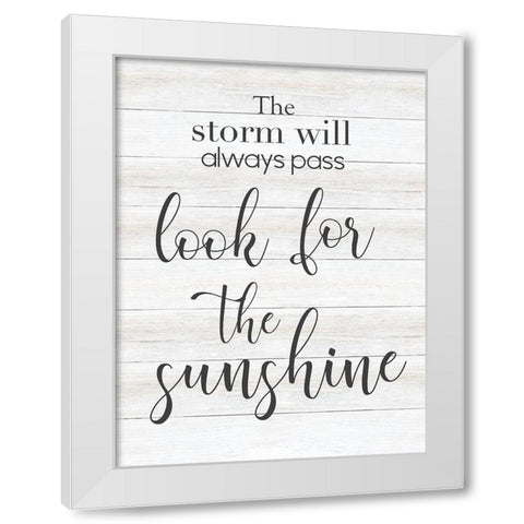Look for the Sunshine White Modern Wood Framed Art Print by CAD Designs