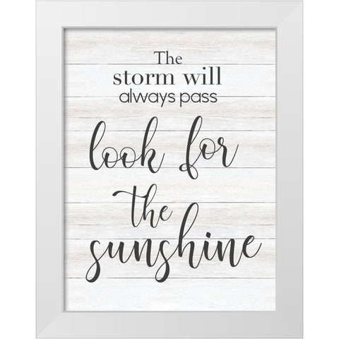 Look for the Sunshine White Modern Wood Framed Art Print by CAD Designs