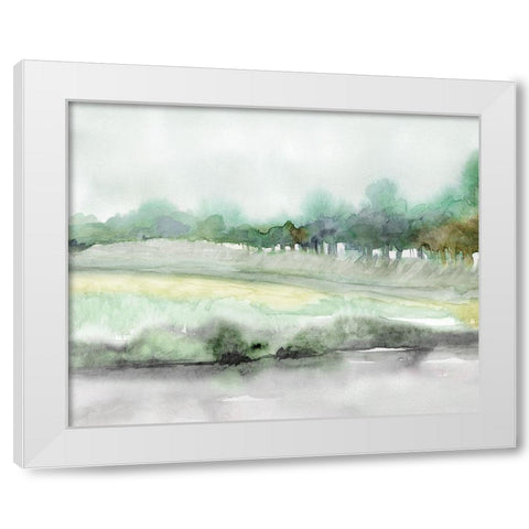 Season of Summer White Modern Wood Framed Art Print by Robinson, Carol