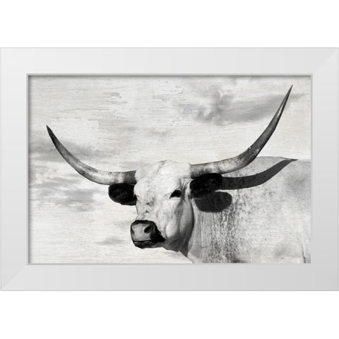 Buttercup White Modern Wood Framed Art Print by Ditto, Larry