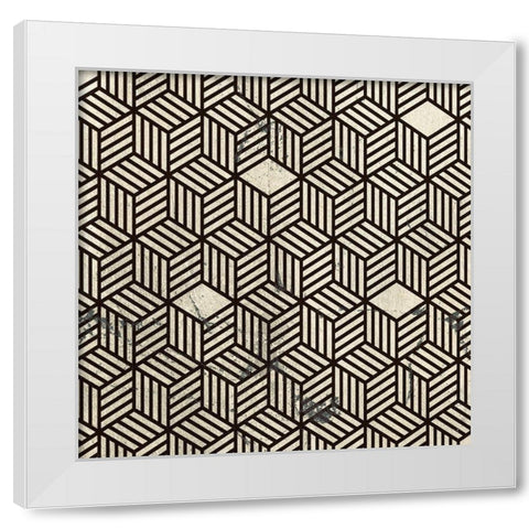 Black and White Box White Modern Wood Framed Art Print by Jill, Susan