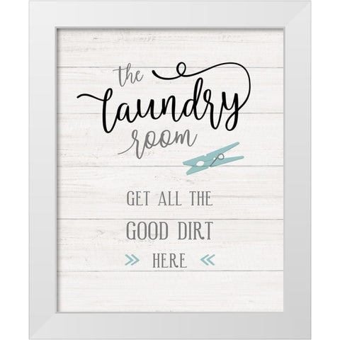 Good Dirt White Modern Wood Framed Art Print by Carpentieri, Natalie