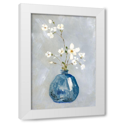 Cottage Blooming II White Modern Wood Framed Art Print by Swatland, Sally