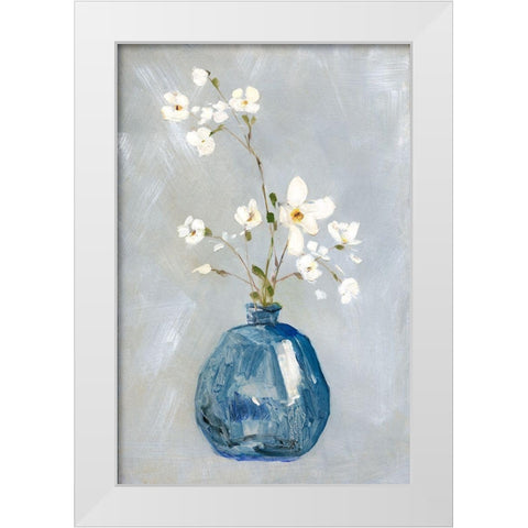 Cottage Blooming II White Modern Wood Framed Art Print by Swatland, Sally