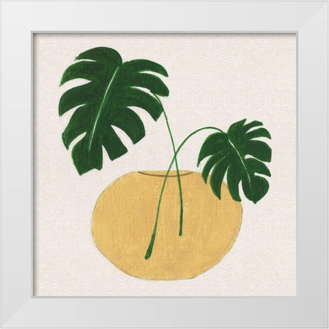 Simple Nature II White Modern Wood Framed Art Print by Tava Studios