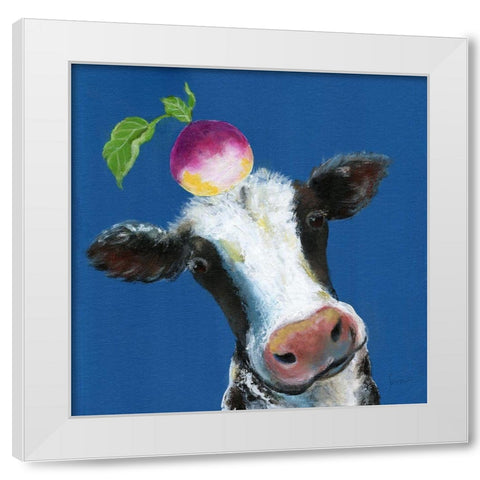 Playful Nature I White Modern Wood Framed Art Print by Tava Studios