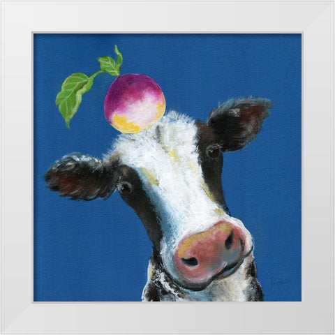 Playful Nature I White Modern Wood Framed Art Print by Tava Studios