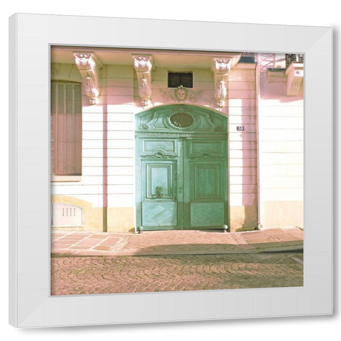 Trente White Modern Wood Framed Art Print by Jill, Susan