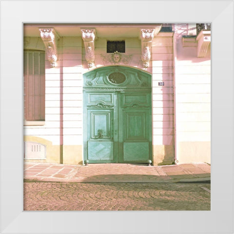 Trente White Modern Wood Framed Art Print by Jill, Susan