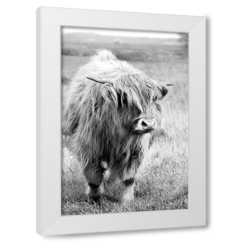 Gretna Green White Modern Wood Framed Art Print by Hopkins, Cindy Miller