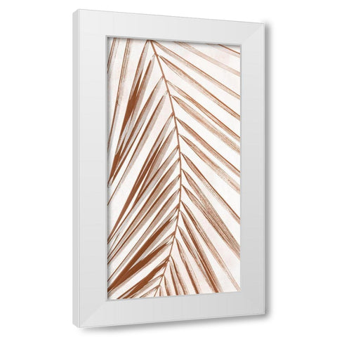 Sedona Frond I White Modern Wood Framed Art Print by Robinson, Carol