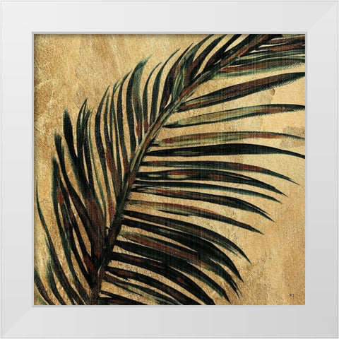 Lush Palm I White Modern Wood Framed Art Print by Jill, Susan