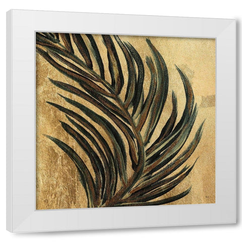 Lush Palm II White Modern Wood Framed Art Print by Jill, Susan