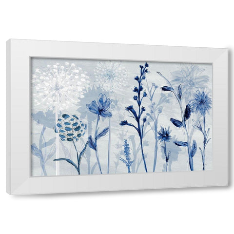 Catskill Wildflowers White Modern Wood Framed Art Print by Jill, Susan