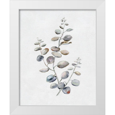 Eucalyptus II White Modern Wood Framed Art Print by Brooks, Donna