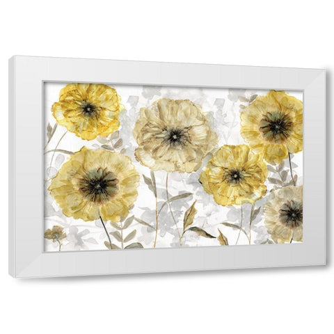 Magnolia Field White Modern Wood Framed Art Print by Robinson, Carol