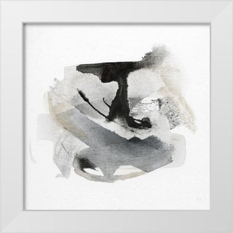 Artesian Spring III White Modern Wood Framed Art Print by Jill, Susan