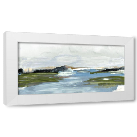 Kattskill Bay White Modern Wood Framed Art Print by Jill, Susan