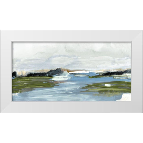 Kattskill Bay White Modern Wood Framed Art Print by Jill, Susan