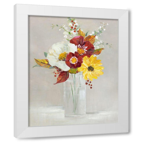 Simply Autumn I White Modern Wood Framed Art Print by Swatland, Sally