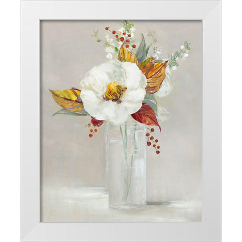 Simply Autumn II White Modern Wood Framed Art Print by Swatland, Sally