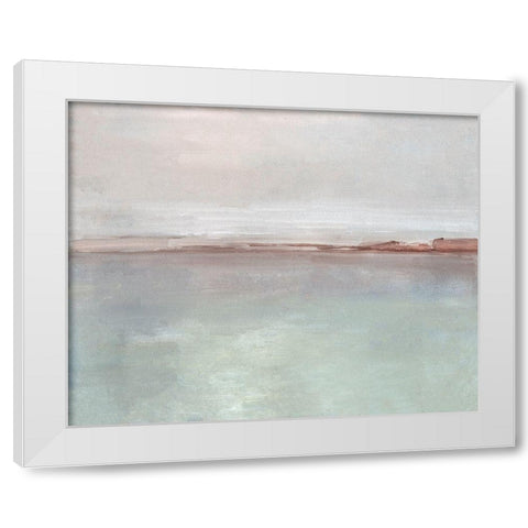 Desert Calm White Modern Wood Framed Art Print by Swatland, Sally