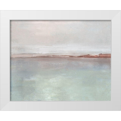 Desert Calm White Modern Wood Framed Art Print by Swatland, Sally