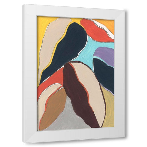 Botanical I White Modern Wood Framed Art Print by Santiago, Daniela