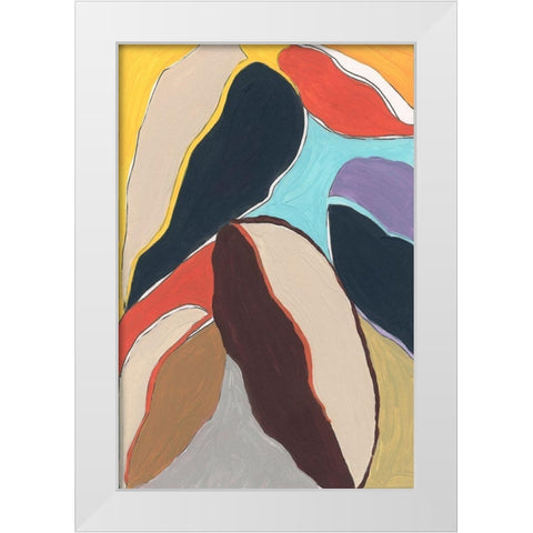 Botanical I White Modern Wood Framed Art Print by Santiago, Daniela