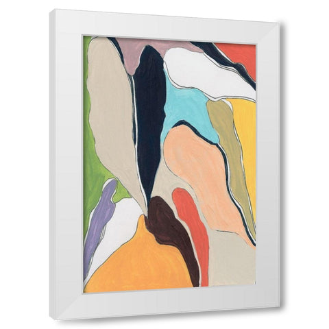 Botanical II White Modern Wood Framed Art Print by Santiago, Daniela