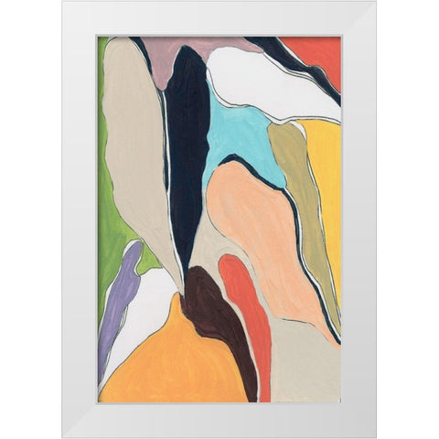 Botanical II White Modern Wood Framed Art Print by Santiago, Daniela