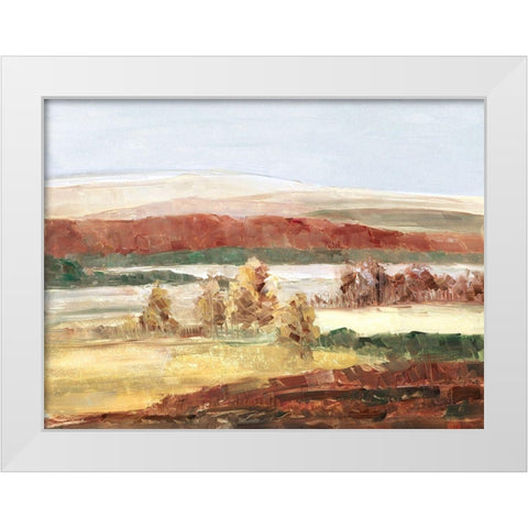 Sedona Ridge White Modern Wood Framed Art Print by Swatland, Sally