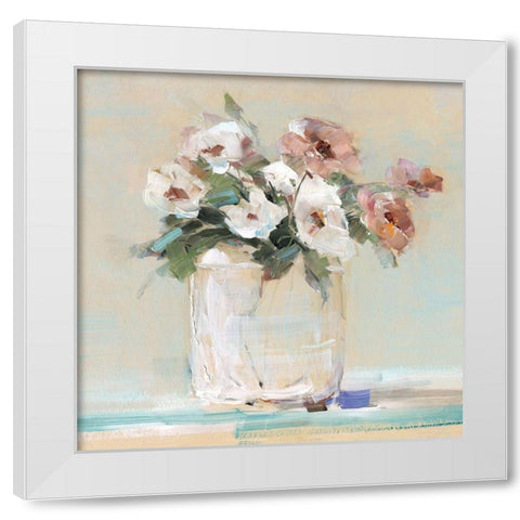 Cottage Chic White Modern Wood Framed Art Print by Swatland, Sally