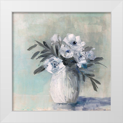 Fresh Elegance White Modern Wood Framed Art Print by Swatland, Sally